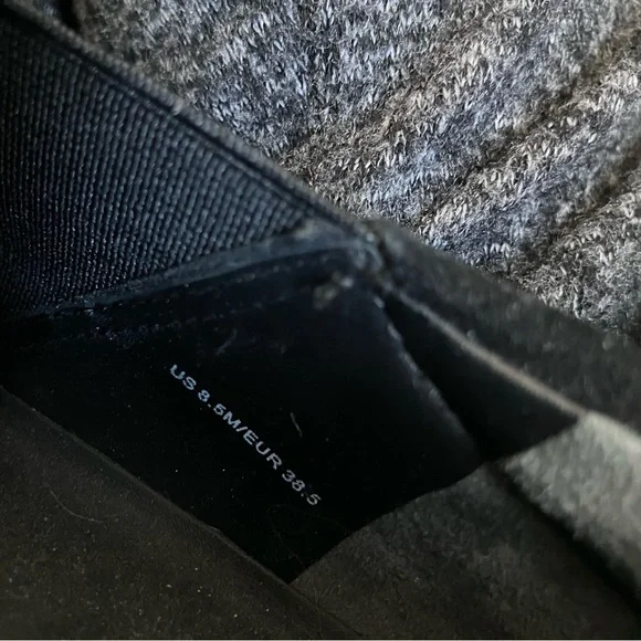 VINCE Warren Black Suede  Slip-On Sneakers Size 8.5 - Picture 8 of 11